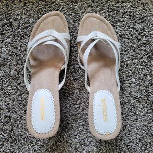 Soda Wedge Sandals